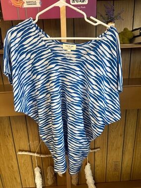 Kim & Cami Blue Top